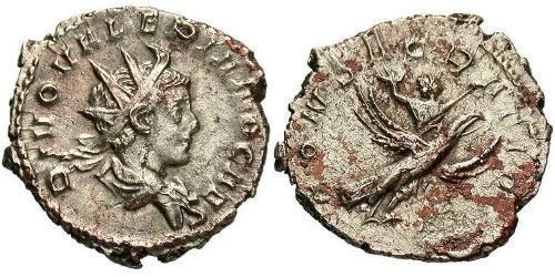 1 Antoniniano Impero romano (27BC-395) Argento Valeriano II (?-258)