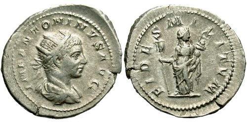 1 Antoniniano Impero romano (27BC-395) Argento Eliogabalo (203-222)