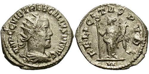 1 Antoniniano Impero romano (27BC-395) Argento Treboniano Gallo (206-253)