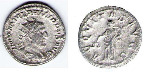 1 Antoniniano Impero romano (27BC-395) Argento Filippo II (237-249)