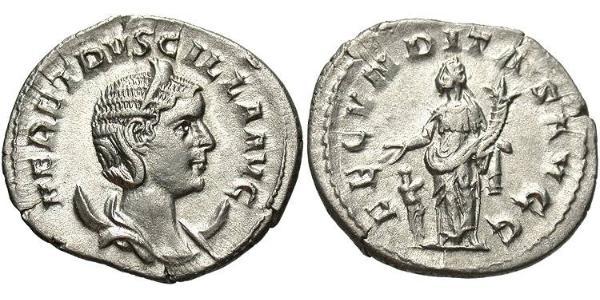 1 Antoniniano Impero romano (27BC-395) Argento Herennia Etruscilla (249-251)