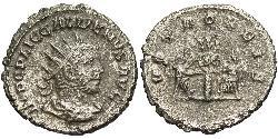 1 Antoniniano Impero romano (27BC-395) Biglione Argento Gallieno (218-268)