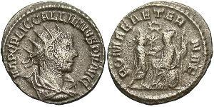 1 Antoniniano Impero romano (27BC-395) Biglione Argento Gallieno (218-268)