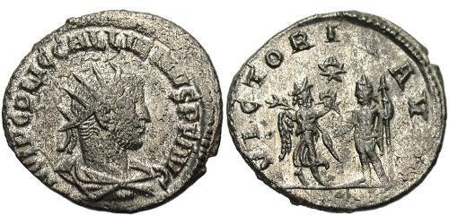 1 Antoniniano Impero romano (27BC-395) Biglione Argento Gallieno (218-268)