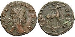1 Antoniniano Imperio romano (27BC-395) Bronce Galieno (218-268)