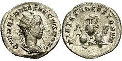 1 Antoniniano Imperio romano (27BC-395) Bronce Herenio Etrusco (227-251)