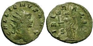 1 Antoniniano Imperio romano (27BC-395) Bronce Galieno (218-268)