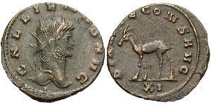 1 Antoniniano Imperio romano (27BC-395) Bronce Galieno (218-268)