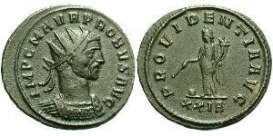 1 Antoniniano Imperio romano (27BC-395) Bronce Probo (232-282)