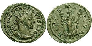 1 Antoniniano Imperio romano (27BC-395) Bronce Probo (232-282)