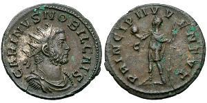 1 Antoniniano Imperio romano (27BC-395) Bronce Carino (257-285)