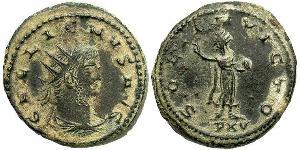 1 Antoniniano Imperio romano (27BC-395) Bronce Galieno (218-268)