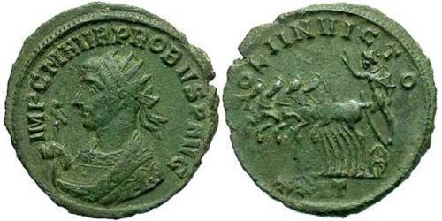 1 Antoniniano Imperio romano (27BC-395) Bronce Probo (232-282)