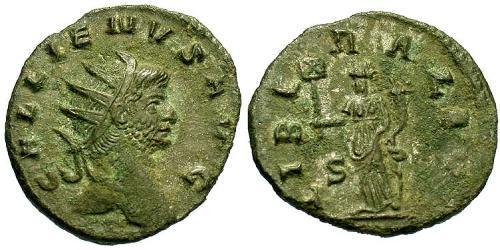 1 Antoniniano Imperio romano (27BC-395) Bronce Galieno (218-268)