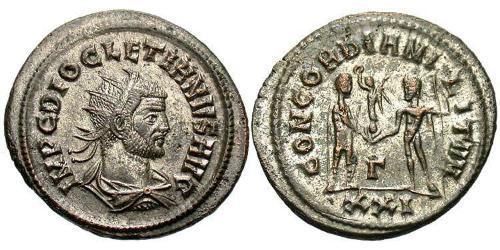 1 Antoniniano Imperio romano (27BC-395) Bronce Diocleciano (244-311)