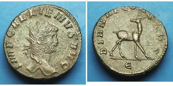 1 Antoniniano Imperio romano (27BC-395) Bronce Galieno (218-268)