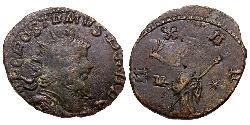 1 Antoniniano Impero delle Gallie (260-274) Bronzo Postumo (260-268)