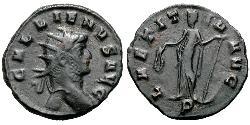 1 Antoniniano Impero romano (27BC-395) Bronzo Gallieno (218-268)