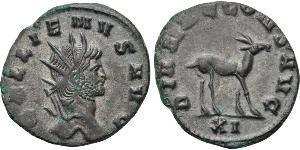 1 Antoniniano Impero romano (27BC-395) Bronzo Gallieno (218-268)