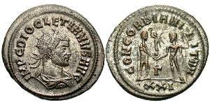 1 Antoniniano Impero romano (27BC-395) Bronzo Diocleziano (244-311)