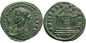 1 Antoniniano Impero romano (27BC-395) Bronzo Probo (232-282)