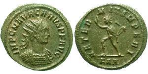 1 Antoniniano Impero romano (27BC-395) Bronzo Caro (230-283)