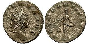 1 Antoniniano Impero romano (27BC-395) Bronzo Gallieno (218-268)