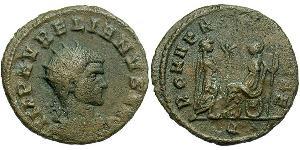 1 Antoniniano Impero romano (27BC-395) Bronzo Aureliano (215-275)