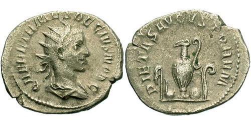 1 Antoniniano Impero romano (27BC-395) Bronzo Erennio Etrusco (227-251)