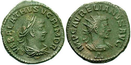 1 Antoniniano Impero romano (27BC-395) Bronzo Aureliano (215-275)