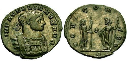 1 Antoniniano Impero romano (27BC-395) Bronzo Aureliano (215-275)