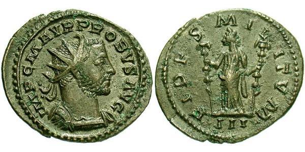 1 Antoniniano Impero romano (27BC-395) Bronzo Probo (232-282)