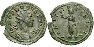 1 Antoniniano Imperio romano (27BC-395) Cobre/Plata Probo (232-282)