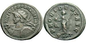 1 Antoniniano Imperio romano (27BC-395) Cobre/Plata Probo (232-282)