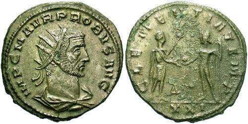 1 Antoniniano Imperio romano (27BC-395) Cobre/Plata Probo (232-282)