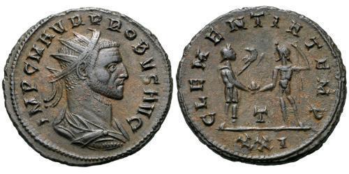 1 Antoniniano Imperio romano (27BC-395) Cobre/Plata Probo (232-282)