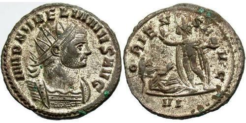 1 Antoniniano Imperio romano (27BC-395) Cobre/Plata Aureliano (215-275)