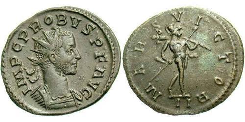 1 Antoniniano Imperio romano (27BC-395) Cobre/Plata Probo (232-282)