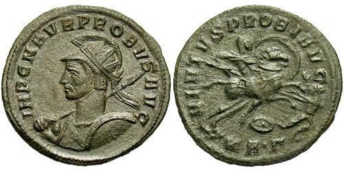 1 Antoniniano Imperio romano (27BC-395) Cobre/Plata Probo (232-282)