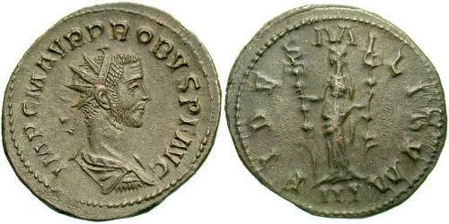 1 Antoniniano Imperio romano (27BC-395) Cobre/Plata Probo (232-282)