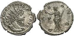 1 Antoniniano Imperio Galo (260-274) Plata Postumo (260-268)