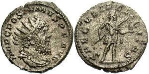 1 Antoniniano Imperio Galo (260-274) Plata Postumo (260-268)