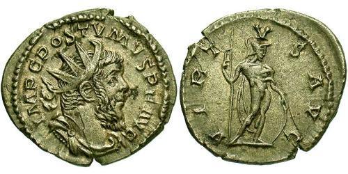 1 Antoniniano Imperio Galo (260-274) Plata Postumo (260-268)