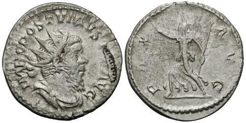 1 Antoniniano Imperio Galo (260-274) Plata Postumo (260-268)