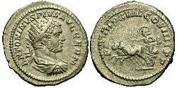 1 Antoniniano Imperio romano (27BC-395) Plata Caracalla (188-217)
