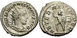1 Antoniniano Imperio romano (27BC-395) Plata Felipe II (237-249)
