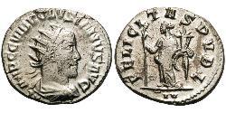 1 Antoniniano Imperio romano (27BC-395) Plata Volusiano (235-253)