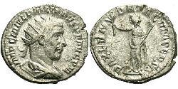 1 Antoniniano Imperio romano (27BC-395) Plata Felipe I (204-249)