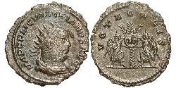 1 Antoniniano Imperio romano (27BC-395) Plata Valeriano I (193-260)