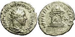 1 Antoniniano Imperio romano (27BC-395) Plata Volusiano (235-253)